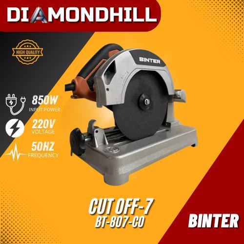 Mesin Pemotong Besi Duduk 7Inch Cut Off 7Inch Bt-807-Co - Binter Terbaru !!!