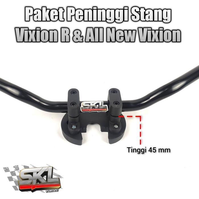 Paket Stang Rzr Plus Raiser Vixion R 155 Vva Road Race Aksessoris New Vixion Facelift Dudukan Stang