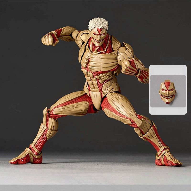 Kaiyodo Armored Titan Figures Revoltech AMAZING YAMAGUCHI Attack on Titan Eren Jaeger Anime Action