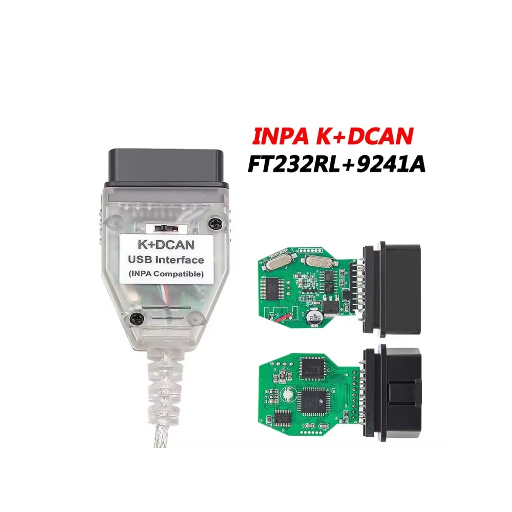 K DCAN K+CAN FTDI Chip OBD2 Auto Car Diagnostic Tools OBD 2 Scanner Switch USB Interface Cable K +