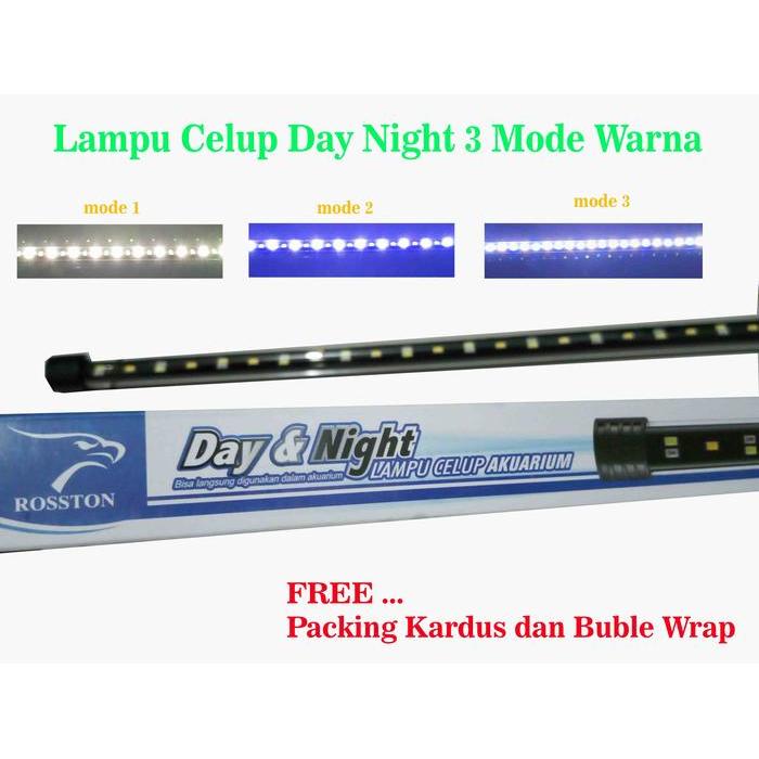 Lampu Aquarium 3 mode warna LED Aquarium Promo Murah