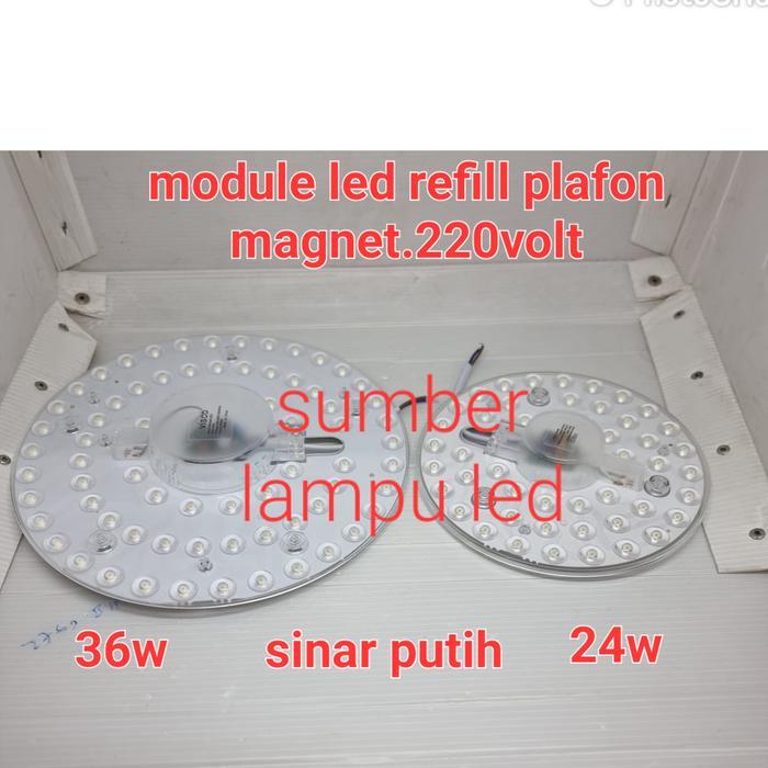 tl ring led magnet 36 watt 36w refill led plafon 36watt module ceiling