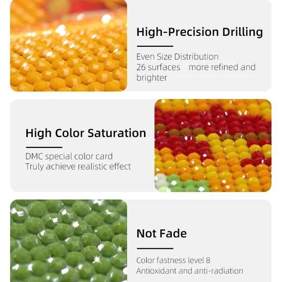 NEW DIY Diamond Painting 5D Full Drill Diamond Ukuran Diamond