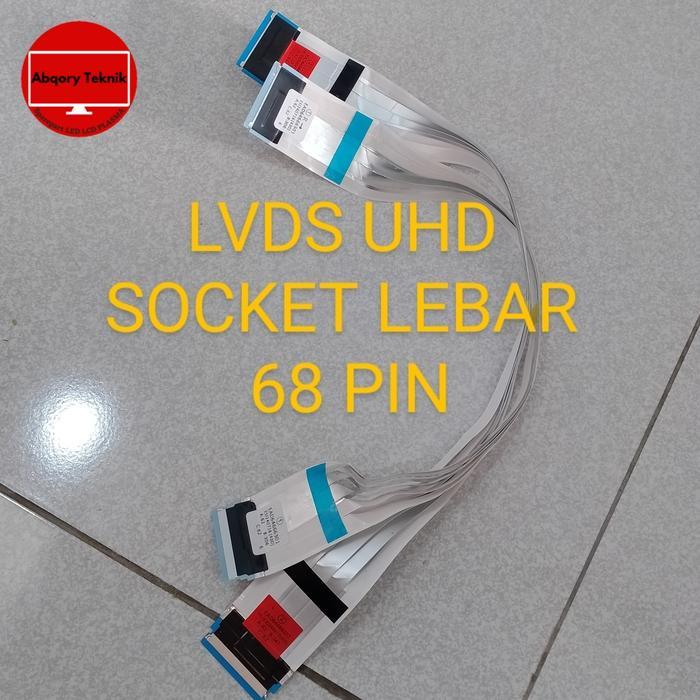 Sale Lvds - Fleksibel Tv Lg Uhd Socket Lebar 68Pin - Lvds Soket Lebar