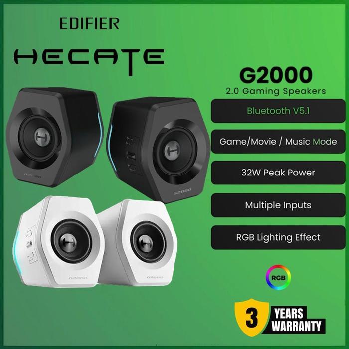 Hecate Edifier G2000 2.0 Gaming speaker G 2000 - Hitam
