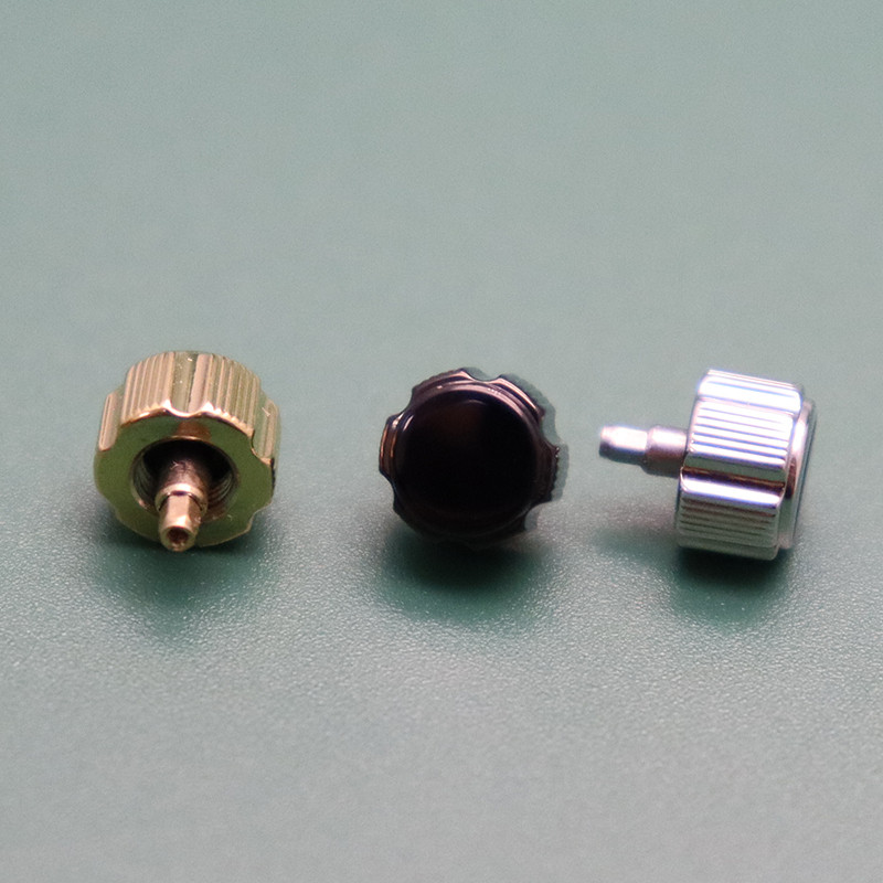 6.5mm Watch Crown Stainless Steel Accessories Parts For Seiko 44mm SKX 6105 Case SKX009 SKX013