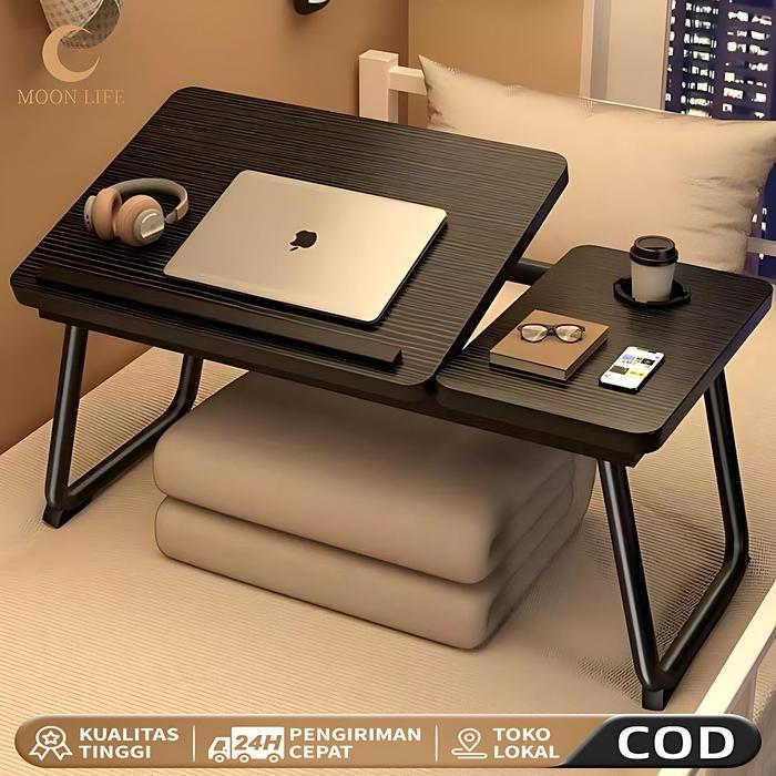 Cod Meja Laptop Lipat Meja Lipat Portable Computer Desk Bed Table Meja Anak Meja Belajar Serbaguna