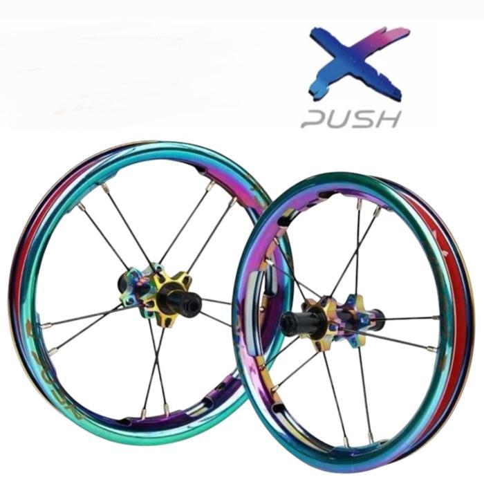 Xpush Wheelset 12 Inch Pushbike Balance bike Velg Electroplating Sepeda Anak Push bike