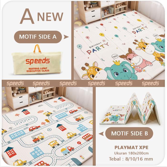 SPEEDS F Karpet Lipat Permadani Playmate Bayi (180x200cm) Foldable Alas 8 & 10mm Ramah Lingkungan 02