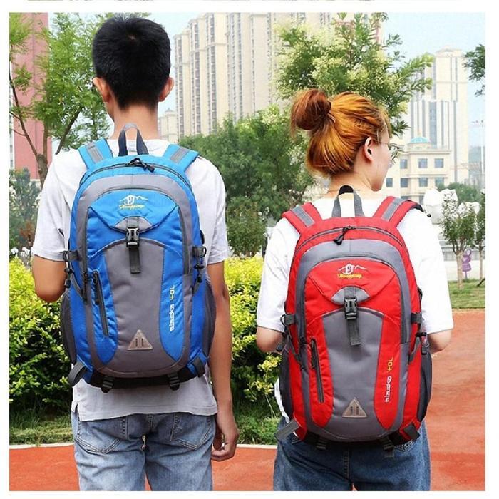 Tnf - 40L Tas Ransel Gunung Pria Hiking Camping Backpack Laptop Unisex Anti Air Travel Bag Tr109