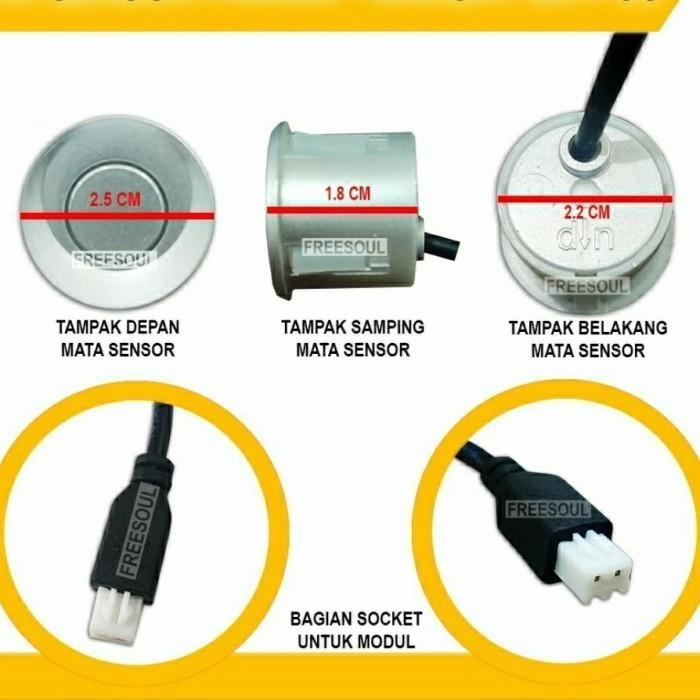 Sensor Parkir Mundur 4 Mata Bunyi Mobil Ayla Sirion Sigra Xenia Rocky