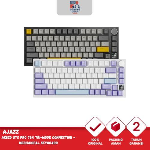 Ajazz AK820 GTS Pro 75% Tri-mode Connection - Mechanical Keyboard