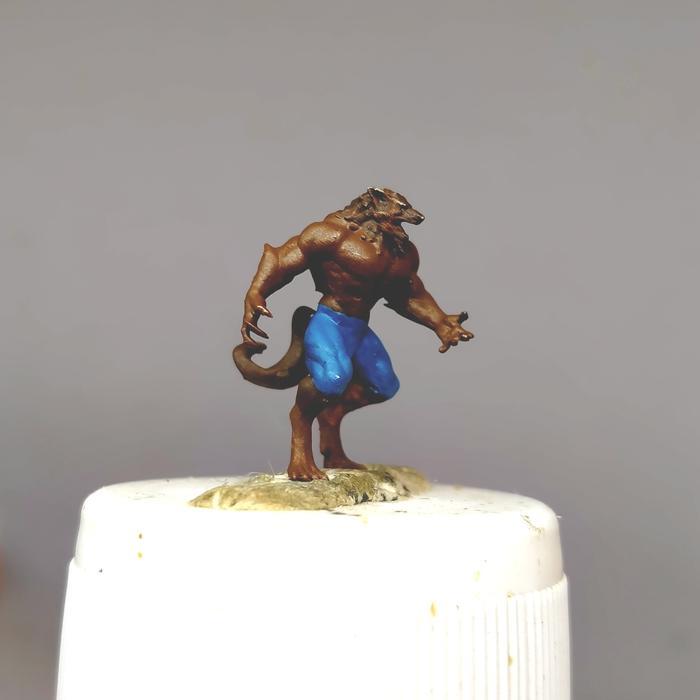 Werewolf Wolfman Teen Wolf Ho 1:87 Miniature Figure No Preiser