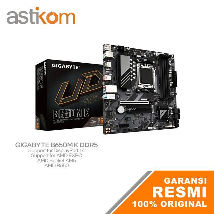 MOTHERBOARD GIGABYTE B650M K DDR5