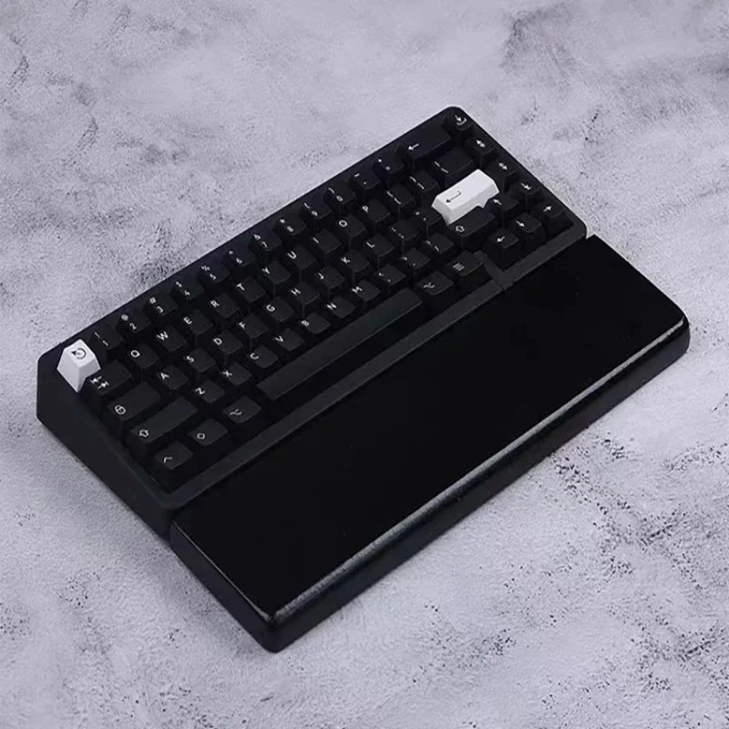 Marble Palm Rest Custom Mechanical Keyboard Black Wrist Rest Comfortable Quartz Plam Rest Keyboard