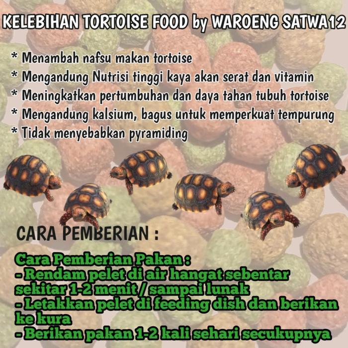 SULCATA PARDALIS PELLET BULAT MAKANAN TORTOISE FOOD PAKAN TORTO KURA-KURA DARAT RADIATA CHERRYHEAD