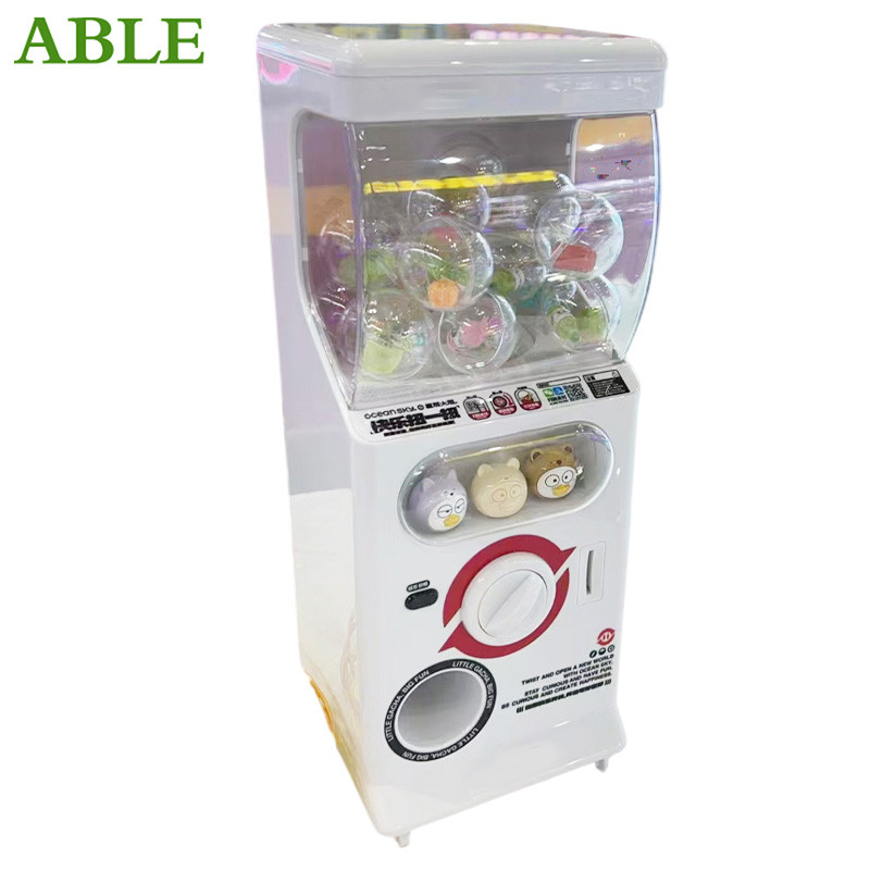 Mini Gachapon Machine Arcade Gum Capsule Toy Candy Machine Vending Machine Sliding Door Gachapon