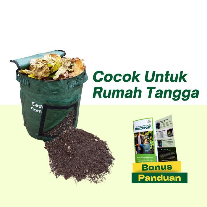 Compost Bag 50 Liter Easy Grow - Ubah Sampah Organik Jadi Kompos Berkualitas Komposter Terlaris