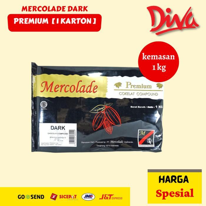 [1 KARTON] Mercolade compound dark 1kg / mercolade dark