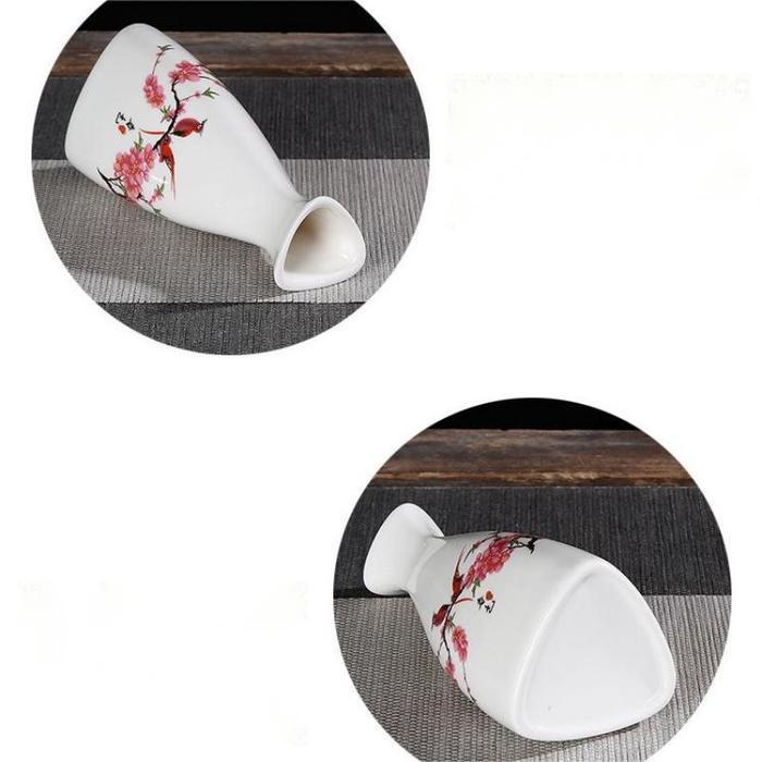 7pcs/Set Chinese Teapot Set Japanese Soju Pot Keramik Teapot Set Teko Keramik Set Cangkir
