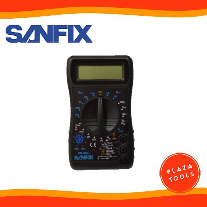 Digital Multitester Sanfix Dm-888C Multimeter Avometer Temperature