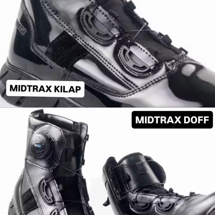 SEPATU WEBEST MIDTRACK DOFF/KILAP TALI PUTAR