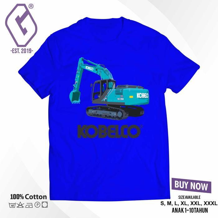 kaos anak kobelco / baju anak alat berat kobelco