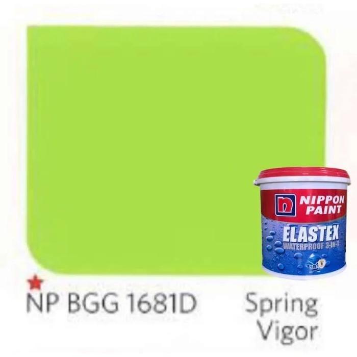 Cat Nippon Elastex 4Kg / Np Bgg 1681 D Spring Vigor / Hijau Bolu Panda