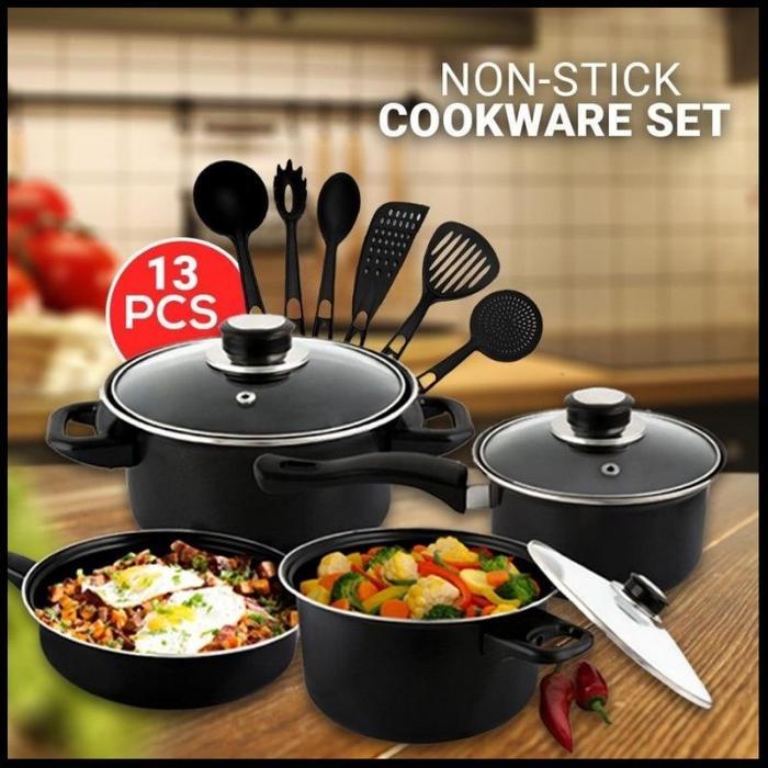 TERBATAS PANCI SET 13 PCS ORIGINAL - COOKWARE SET 13 PCS - PANCI SET 13 PCS