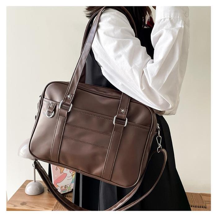 Hayden Alva Bag Tote Bag Polos Gaya Kekinian Tas Tote Nilon Anti Air Fashionable Wanita Pria Unisex