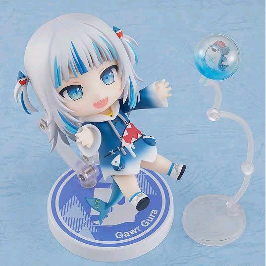 HOT SALE NENDOROID 1688 BLUE GAWR GURA ACTION FIGURE TERMURAH