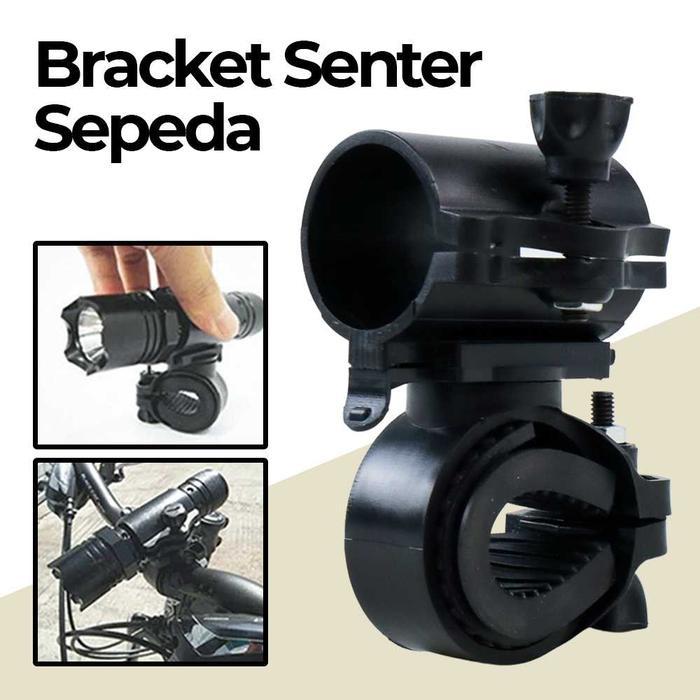 Rockbros Royalbike - Holder Senter Sepeda Flashlight Bracket Mount 360 Degree