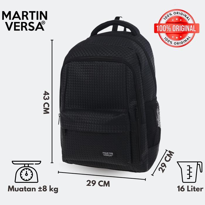 Martin versa Kazumi Tas Ransel Laptop Pria Wanita Backpack Sekolah
