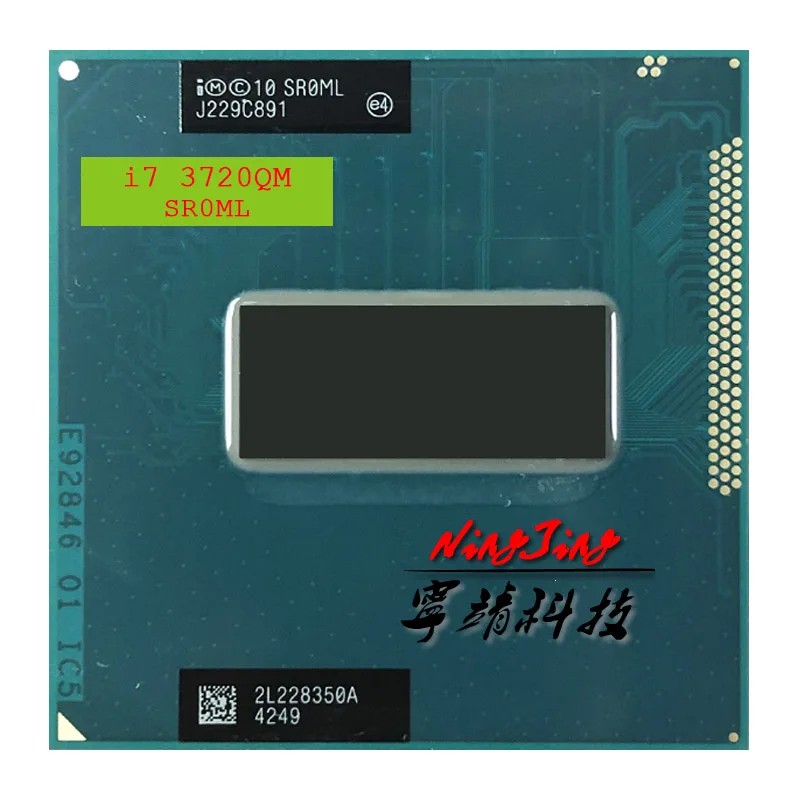 Intel Core i7-3720QM i7 3720QM SR0ML 2.6 GHz Used Quad-Core Eight-Thread CPU 6M 45W Socket G2 /