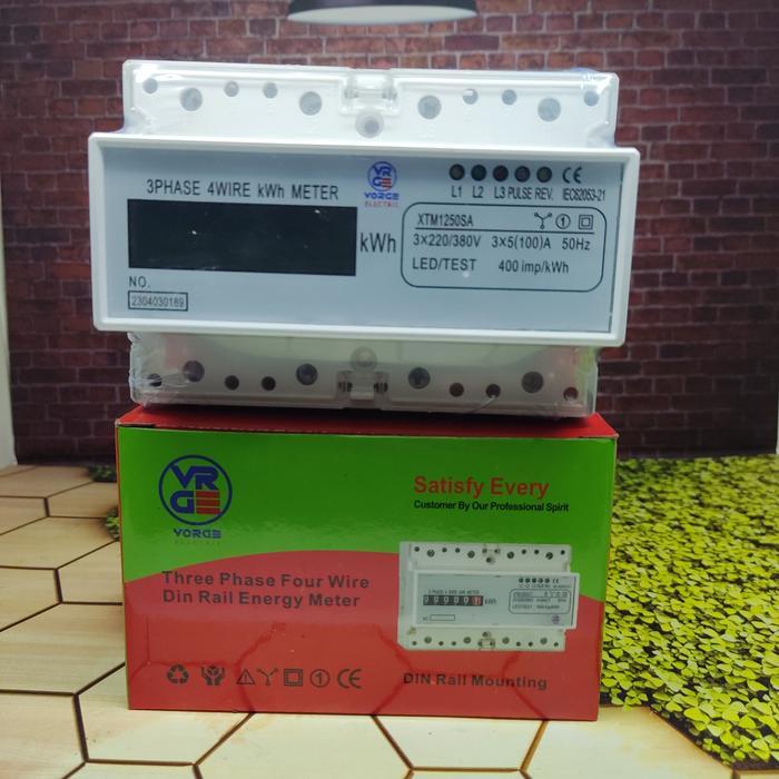 "New" KWH METER 3 PHASE DIGITAL / KWH METER 3PHASE DIGITAL "FORT" `XTM1250SA