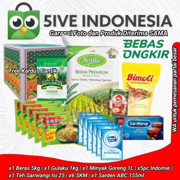 (KHUSUS INSTAN) Paket Sembako Lebaran Komplit