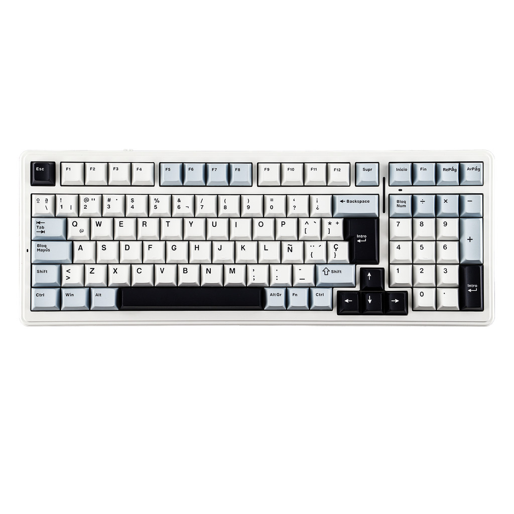 AULA F99 ISO-ES 96% QWERTY Layout Hot-Swap Spanish Gaming Keyboard with Cable RGB Backlighting