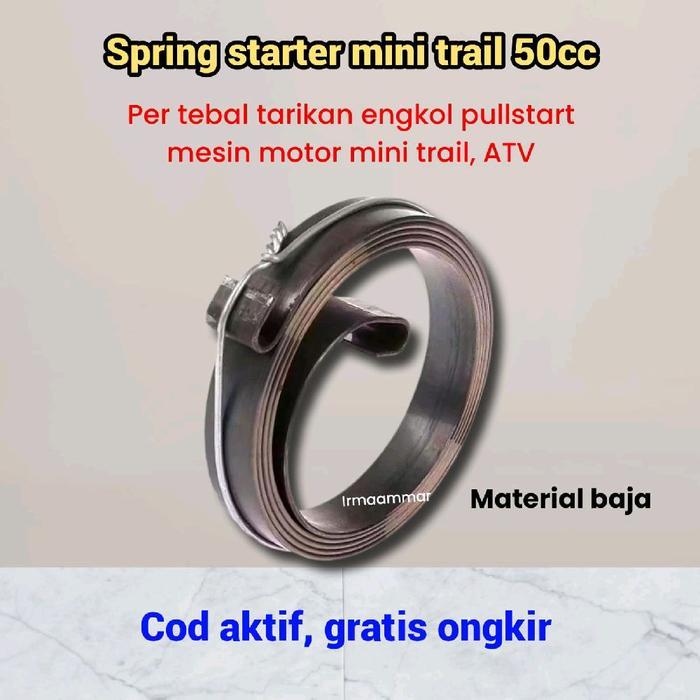 [LIVE] PER STARTER SPRING PULLSTART MINI TRAIL GP 2 TAK PER ENGKOL TARIKAN MOTOR MINI 50CC PROMO