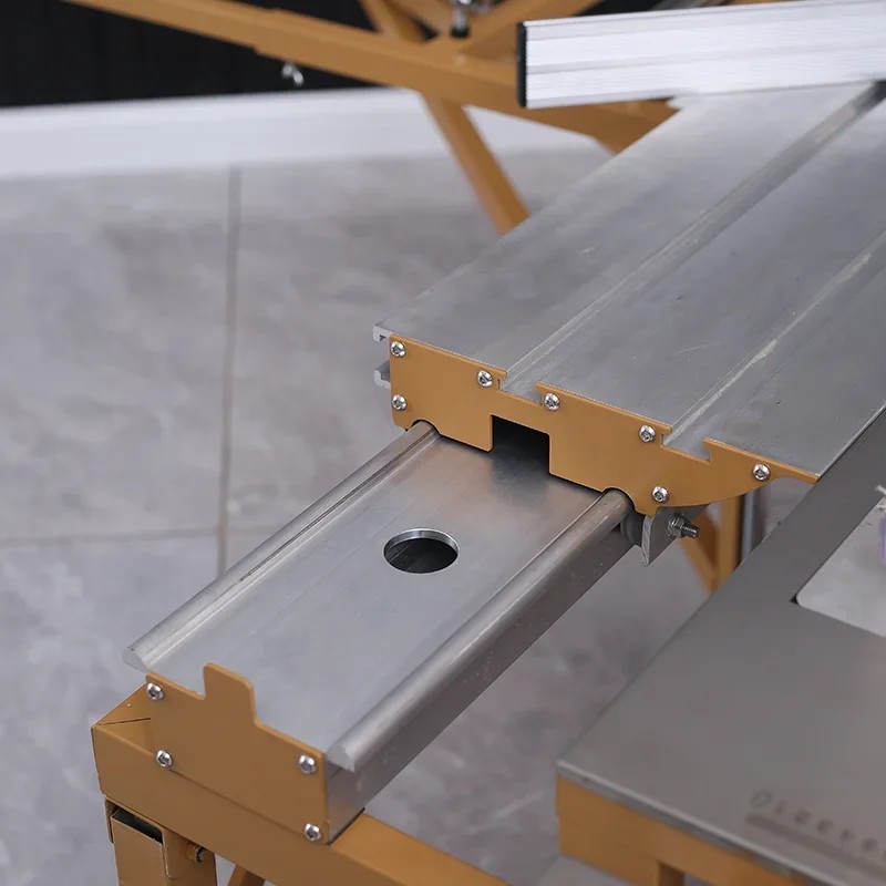 Multifunctional Woodworking Set Radial Arm Saw Table Folding Woodworking Sliding Table Saw Electric