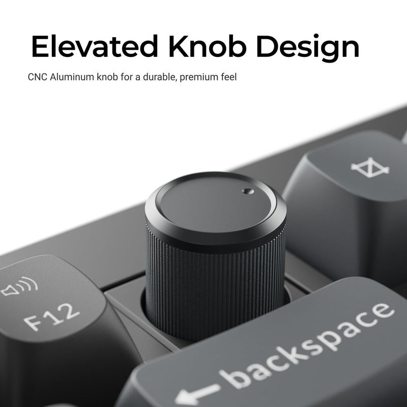 Keychron V6 Ultra 8K QMK Wireless Custom Mechanical Keyboard Silk POM Switch Double-shot PBT Keycaps