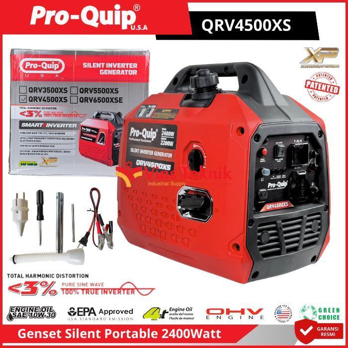 Proquip Qrv4500Xs Mesin Genset Silent Genset Bensin Generator Genset Portable 2400Watt Qrv4500 Qrv