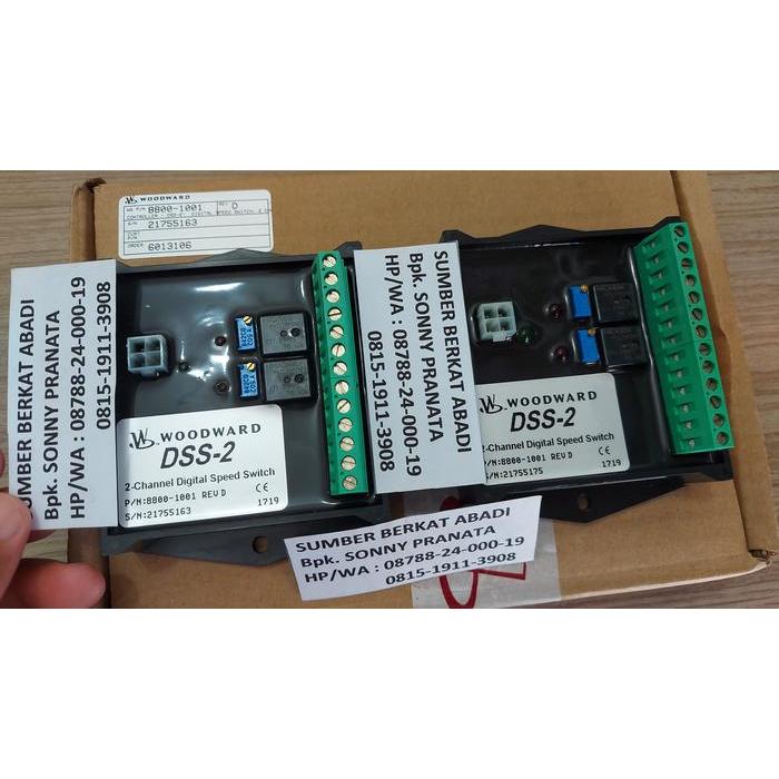 WOODWARD DSS2 8800-1001 WOODWARD DSS-2 DIGITAL SPEED SWITCH 88001001 WOODWARD DSS 2 PART NUMBER 8800