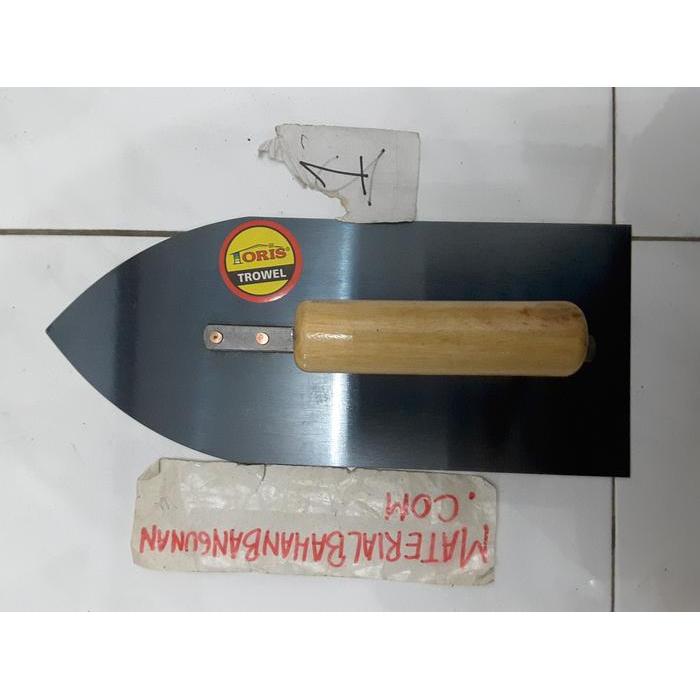 Sendok Semen Raskam Hebel Sendok Acian Alat Plester Gagang Kayu Terlaris