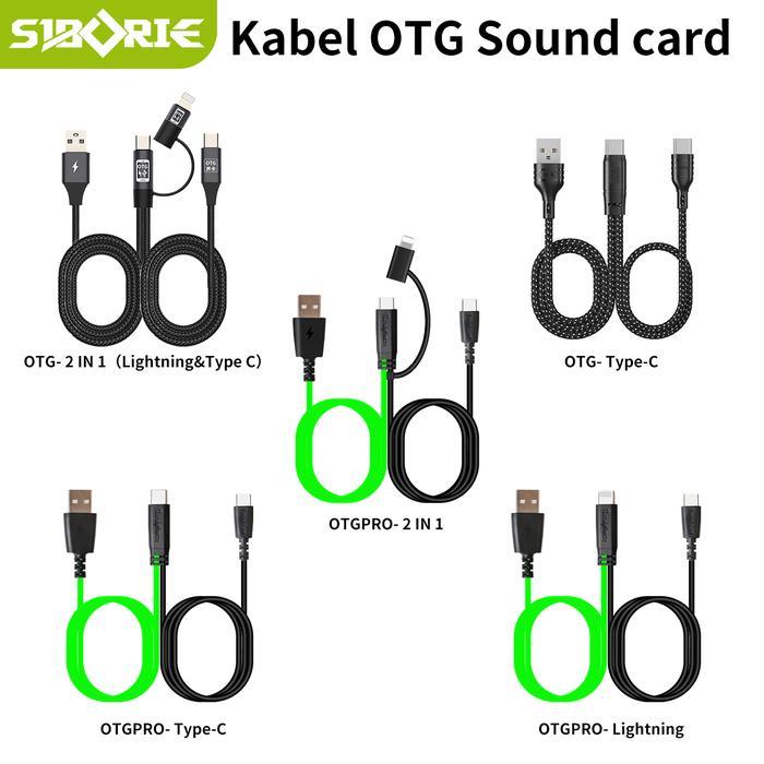 Siborie Otg Kabel Konversi / Kabel Langsung Sound Card For Lightning Android Type C Terlaris