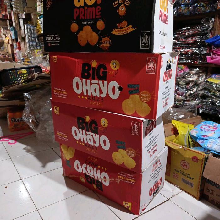 BERGARANSI BIG OHAYO CORN BALL CRISPY SNACK RASA KEJU BERHADIAH BILA BERUNTUNG SNACK POPULER