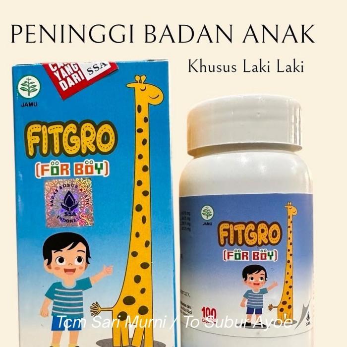 Terlaris Yi Zhi Zeng Gao Wan Jerapah / Fitgro For Boy 100'S Tienci - Suplemen Herbal Pertumbuhan