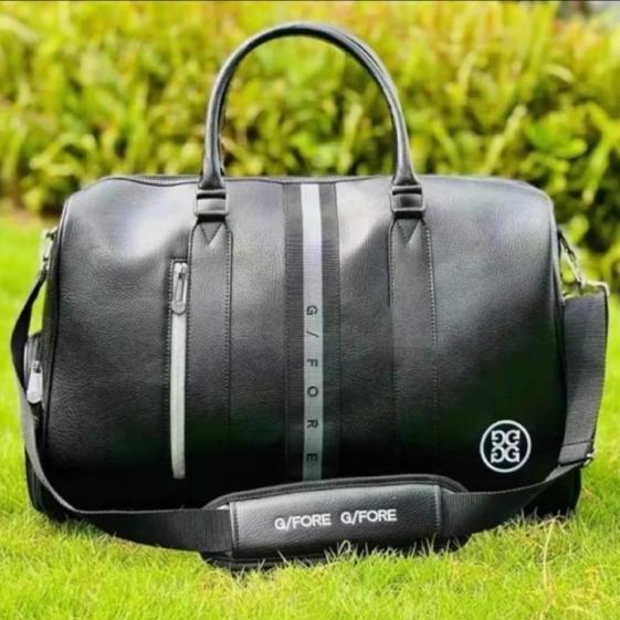 Sale Tas Golf Boston Bag Gfore G/4 Black With Shoe Pocket Promo Big Sale Terbaru Termurah Terlaris