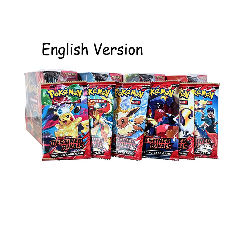 288Pcs English Version Pokemon TCG Scarlet Violet Destined Rivals Classics Booster Box Pokemon Trade