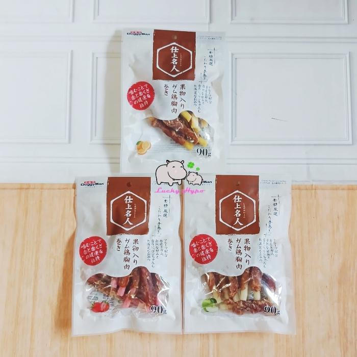 Terlaris Z0107 Z0108 Z0109 Doggyman Chicken Rolled Gum 90Gr Snack Anjing Dog Treats