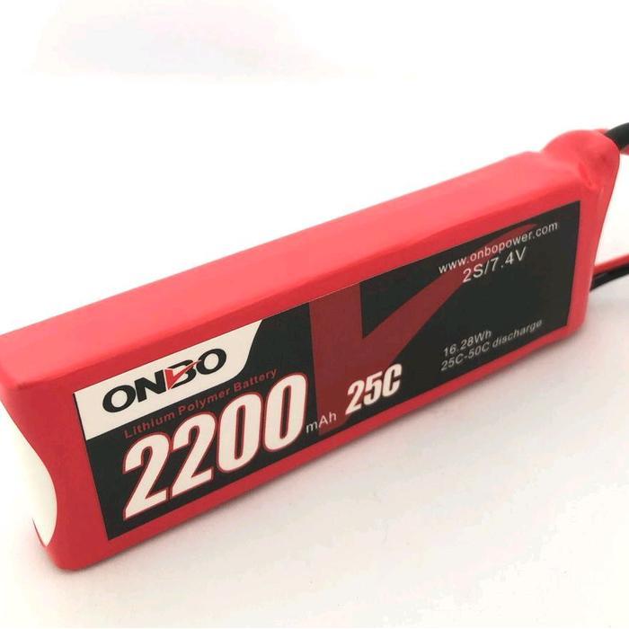 BEST SELLER LIPO 2S 7.4V 2200MAH 25-50C ONBO POWER - CONTROL, TOY, REMOTE